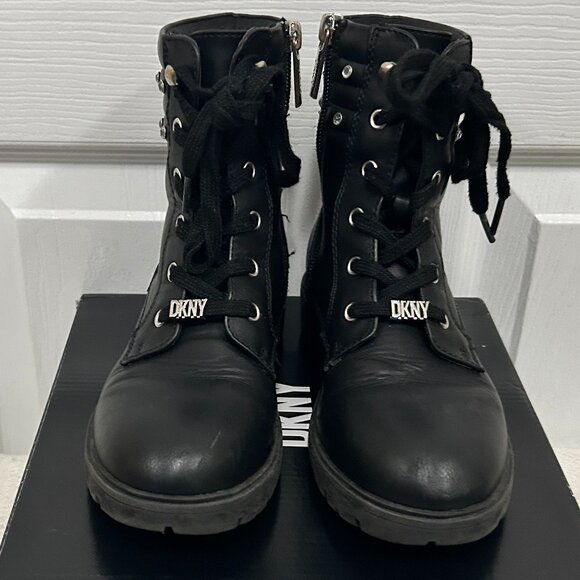 Girls Combat Boots - Size 1 - Picture 2 of 6